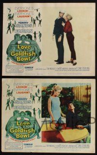4k732 LOVE IN A GOLDFISH BOWL 4 LCs '61 Tommy Sands, Fabian, Toby Michaels, Jan Sterling!