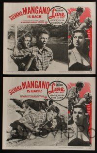 4k582 LURE OF THE SILA 6 LCs '54 sexy Silvana Mangano is more alluring and dangerous than ever!