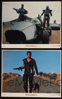 4k031 MAD MAX 2: THE ROAD WARRIOR 10 int'l LCs '81 George Miller, Mel Gibson returns as Mad Max!