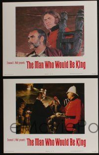 4k322 MAN WHO WOULD BE KING 8 LCs '75 British soldiers Sean Connery & Michael Caine, John Huston!