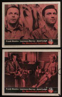 4k323 MANCHURIAN CANDIDATE 8 LCs '62 Frank Sinatra, Harvey, Leigh, directed by John Frankenheimer!