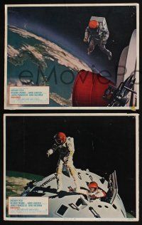 4k851 MAROONED 3 LCs '69 Richard Crenna, David Janssen, Gene Hackman, outer space images!