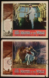 4k738 MASTER OF THE WORLD 4 LCs '61 Jules Verne, Mary Webster, three with Vincent Price!
