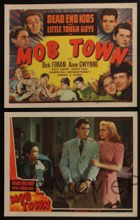 4k335 MOB TOWN 8 LCs '41 cool images of the Dead End Kids & Little Tough Guys, Anne Gwynne!