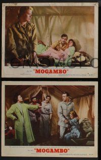 4k856 MOGAMBO 3 LCs '53 Clark Gable, Grace Kelly & Ava Gardner in Africa!