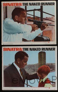 4k345 NAKED RUNNER 8 LCs '67 images of Frank Sinatra & pretty Nadia Gray, two with sniper rifles!