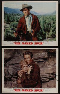 4k585 NAKED SPUR 6 photolobbies '53 James Stewart & Janet Leigh, directed by Anthony Mann!