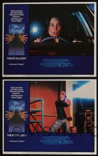 4k352 NIGHTMARES 8 LCs '83 cool sci-fi horror border art of faceless man reaching forward!