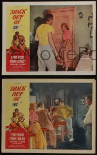 4k875 SHACK OUT ON 101 3 LCs '56 sexy young Terry Moore, Lee Marvin, Frank Lovejoy, Wynn!
