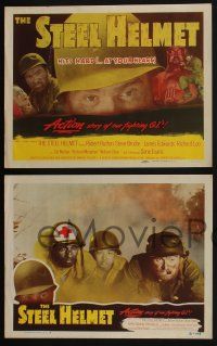 4k446 STEEL HELMET 8 LCs '51 Sam Fuller's action story of our fighting G.I.s hits hard at your heart