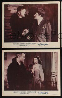 4k880 STRANGER 3 LCs R50s Orson Welles directed, Edward G. Robinson & Loretta Young!