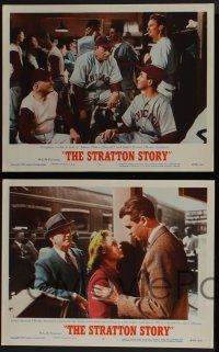 4k636 STRATTON STORY 5 LCs R56 Chicago White Sox baseball player James Stewart & June Allyson!