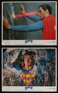 4k454 SUPERMAN III 8 LCs '83 Christopher Reeve, Richard Pryor, Annette O'Toole, special fx images!