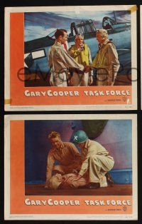 4k881 TASK FORCE 3 LCs '49 great images of Gary Cooper & Jane Wyatt in World War II!