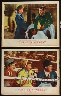 4k774 TO PLEASE A LADY 4 LCs R62 race car driver Clark Gable & Barbara Stanwyck, Menjou & Winters!