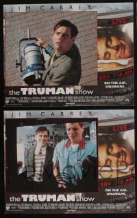 4k549 TRUMAN SHOW 7 LCs '98 Jim Carrey, Laura Linney, Ed Harris, directed by Peter Weir!