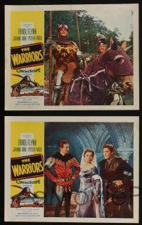 4k550 WARRIORS 7 LCs '55 Errol Flynn, Joanne Dru & Peter Finch in medieval action!