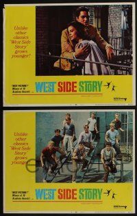4k644 WEST SIDE STORY 5 LCs R68 Academy Award winning classic, Chakiris, Moreno, Natalie Wood!