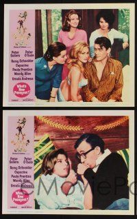 4k497 WHAT'S NEW PUSSYCAT 8 LCs '65 Peter O'Toole, Peter Sellers, Ursula Andress, Capucine!