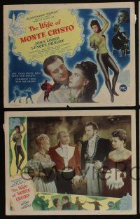 4k503 WIFE OF MONTE CRISTO 8 LCs '46 Edgar Ulmer directed, Lenore Aubert conquers with her sword!