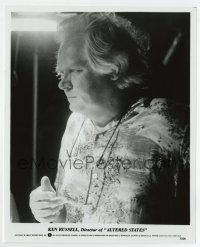 4m076 ALTERED STATES candid 8x10 still '80 great close up of director Ken Russell on the set!