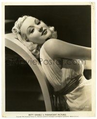 4m147 BETTY GRABLE 8.25x10 still '38 most beautiful of Hollywood's younger set in College Swing!