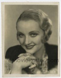 4m201 CAROLE LOMBARD 8x10 key book still '30s youthful smiling portrait from early in her career!