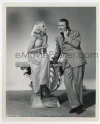 4m236 CORPSE CAME C.O.D. 8.25x10 still '47 sexy blonde Adele Jergens & George Brent by Ned Scott!