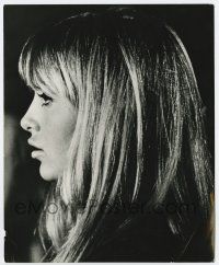4m281 DIE SCREAMING, MARIANNE 8.25x10 still '71 wonderful profile portrait of sexy Susan George!