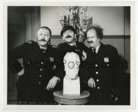 4m287 DIZZY DETECTIVES 8.25x10 still '43 The Three Stooges' Moe, Larry & Curly in police uniforms!