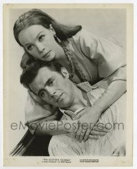 4m288 DOCTOR'S DILEMMA 8x10 still '59 best portrait of pretty Leslie Caron & Dirk Bogarde!