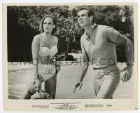 4m306 DR. NO 8x10 still '62 Sean Connery as James Bond & sexy Ursula Andress on beach!