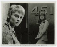 4m339 FAHRENHEIT 451 8x10 still '67 Francois Truffaut, Julie Christie in her two different roles!