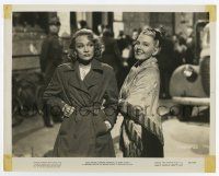 4m355 FOREIGN AFFAIR 8.25x10.25 still '48 c/u of sexy Marlene Dietrich by smiling Jean Arthur!