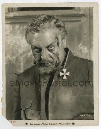 4m532 LAST COMMAND 8x10.25 still '28 close up of bloody Emil Jannings in his uniform!