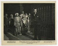 4m618 MINISTRY OF FEAR 8.25x10 still '44 Ray Milland stands in street with family in pjs behind!