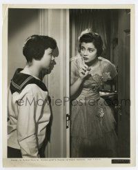 4m662 OUR HEARTS WERE GROWING UP 8.25x10.25 still '46 Gail Russell tells Diana Lynn to be quiet!