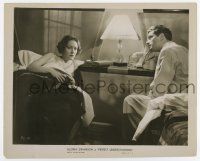 4m678 PERFECT UNDERSTANDING 8x10 still '33 young Laurence Olivier can't understand Gloria Swanson!