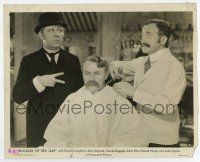 4m735 RUGGLES OF RED GAP 8x10 still '35 Charles Laughton gives advice to barber!