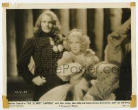 4m743 SCARLET EMPRESS 8x10.25 still '34 c/u of Marlene Dietrich & John Lodge, Josef von Sternberg
