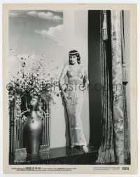 4m750 SERPENT OF THE NILE 8x10.25 still '53 full-length close up of Rhonda Fleming as Cleopatra!