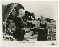 4m755 SEVENTH SEAL 8x10.25 still '58 Ingmar Bergman's Det Sjunde Inseglet, Von Sydow & Andersson!