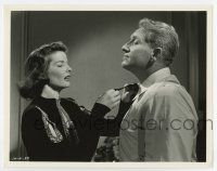 4m785 STATE OF THE UNION deluxe 8x10.25 still '48 Katharine Hepburn fixes Spencer Tracy's tie!