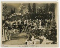 4m895 YOUNG SINNERS 8x10 still '31 young lovers Hardie Albright & Dorothy Jordan at pool party!
