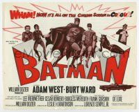 4m004 BATMAN color English 8.25x10.25 press sheet '66 DC Comics, Adam West & Burt Ward w/villains!
