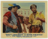 4m016 DAVY CROCKETT & THE RIVER PIRATES color English FOH LC '56 Disney, Fess Parker & Jeff York!