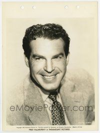 4m364 FRED MACMURRAY 8x11 key book still '44 smiling head & shoulders close up in suit & tie!