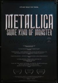 4p061 METALLICA: SOME KIND OF MONSTER DS Aust 1sh '04 rock 'n' roll documentary!