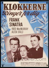 4p800 MIRACLE OF THE BELLS Danish '56 Frank Sinatra, Alida Valli & Fred MacMurray, Gaston!