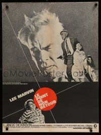 4p184 POINT BLANK French 23x31 '68 different Vaissier art of Lee Marvin, Angie Dickinson!